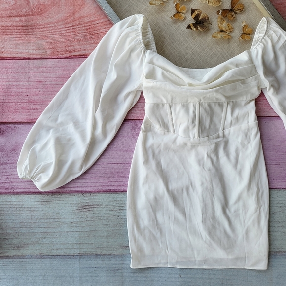 Princess Polly White Dress (FIRM PRICE) - Picture 4 of 8